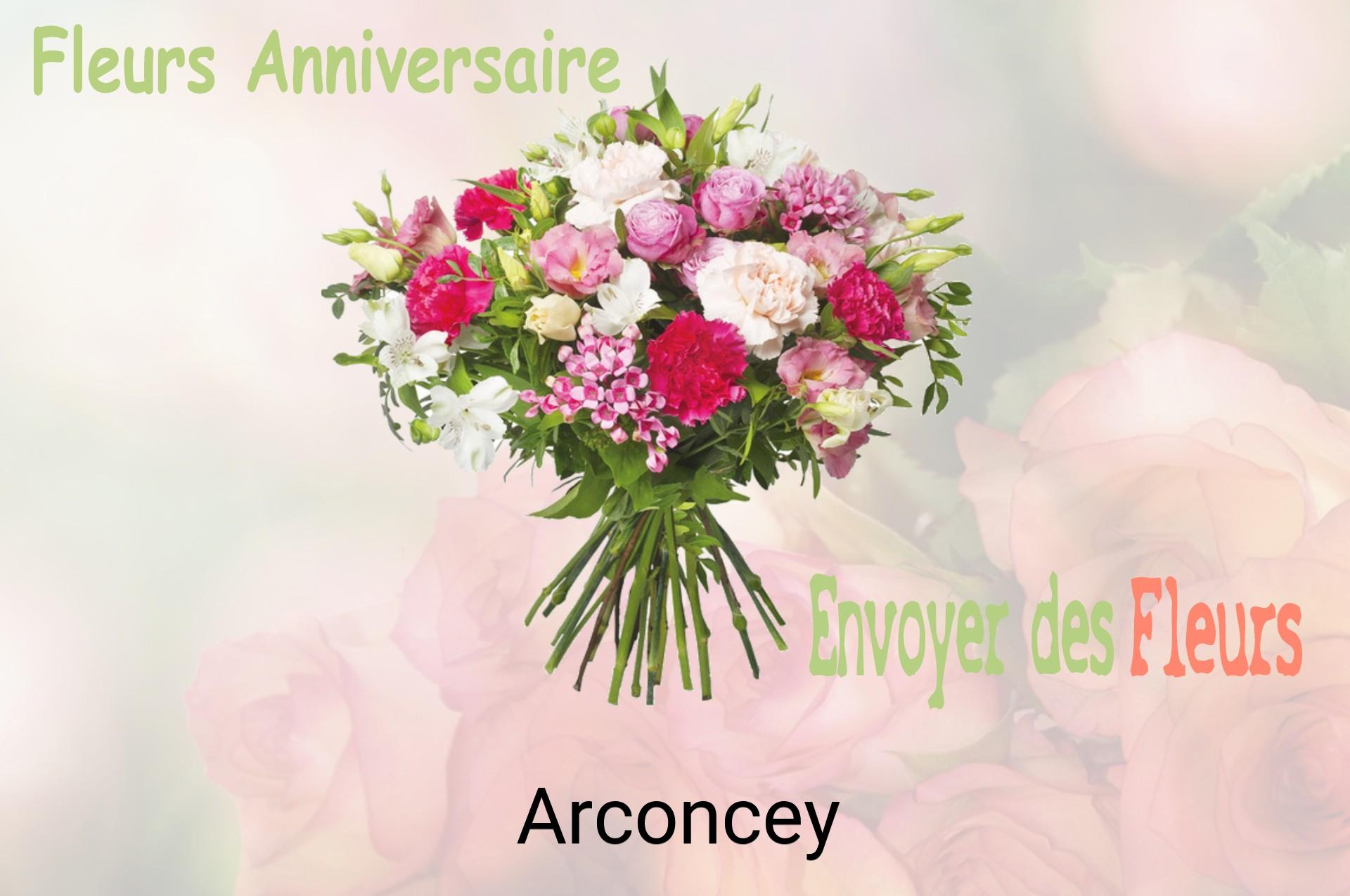 Bouquet de fleurs d’anniversaire livré à Arconcey