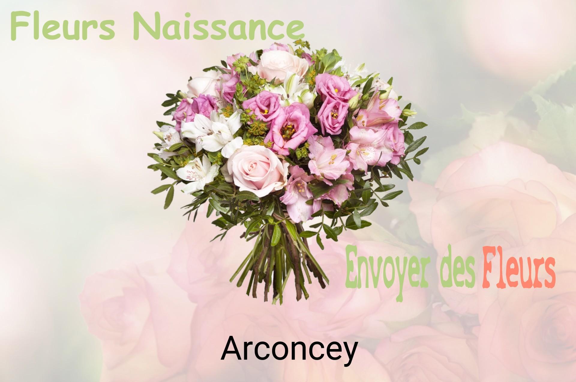 Bouquet de fleurs de naissance livré à Arconcey